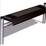 banca o asiento en acero inoxidables