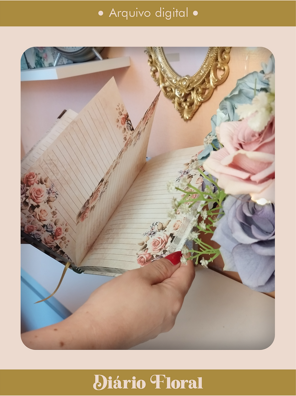 Miniatura: Diário Floral Costura