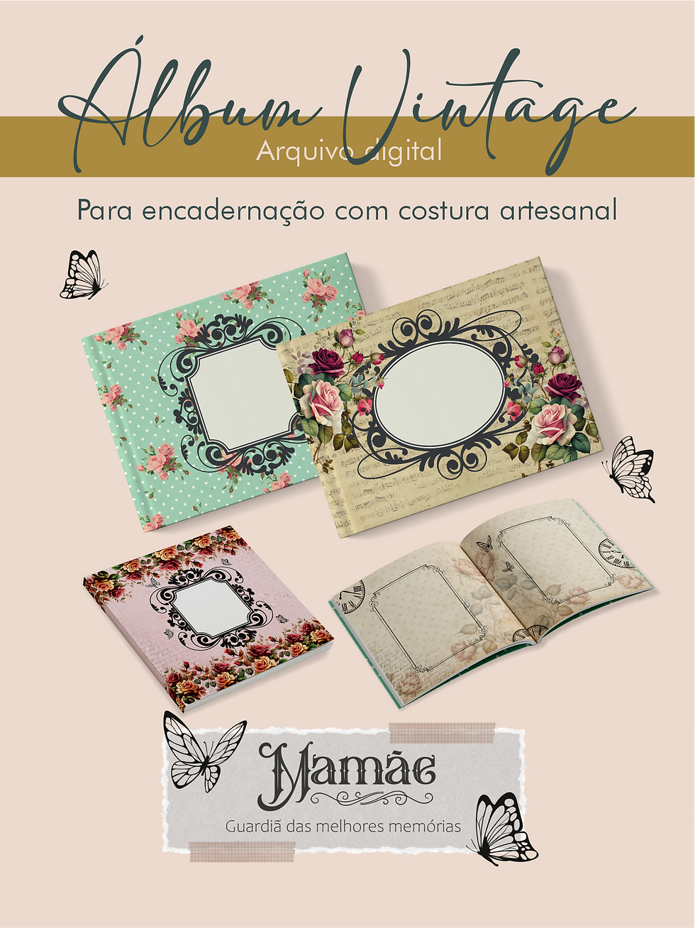 Álbum Vintage Para Costura