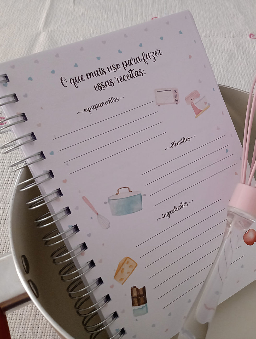 Miniatura: Caderno de Receitas fofinho 