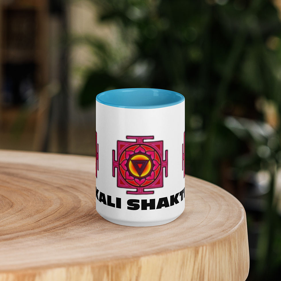 Thumbnail: Om Jai Kali Shakti Ma Mug with Color Inside