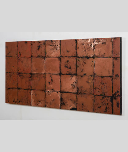Sicilian tiles 2020 (from an angle) Acrylic on canvas_70x140cm.jpg