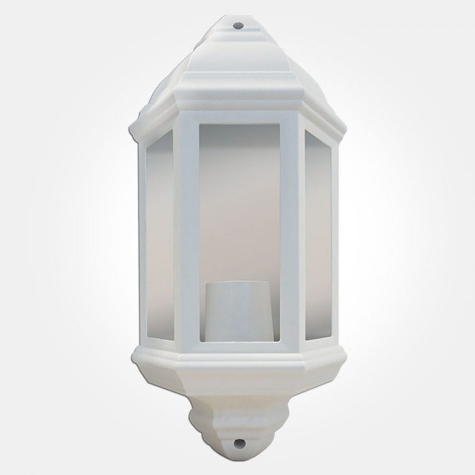 60W Max polycarbonate half lantern