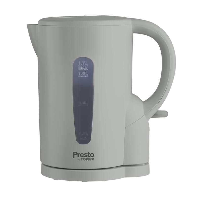 Presto 2200W 1.7 Litre Electric Kettle Grey