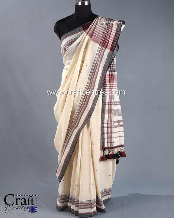 Thumbnail: kutch embroidery saree
