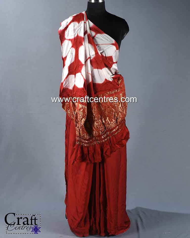 Thumbnail: Shibori Work Saree