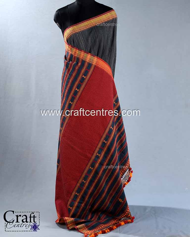 Thumbnail: Tussar Silk Bhujodi Saree