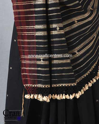 Thumbnail: kutchi silk saree