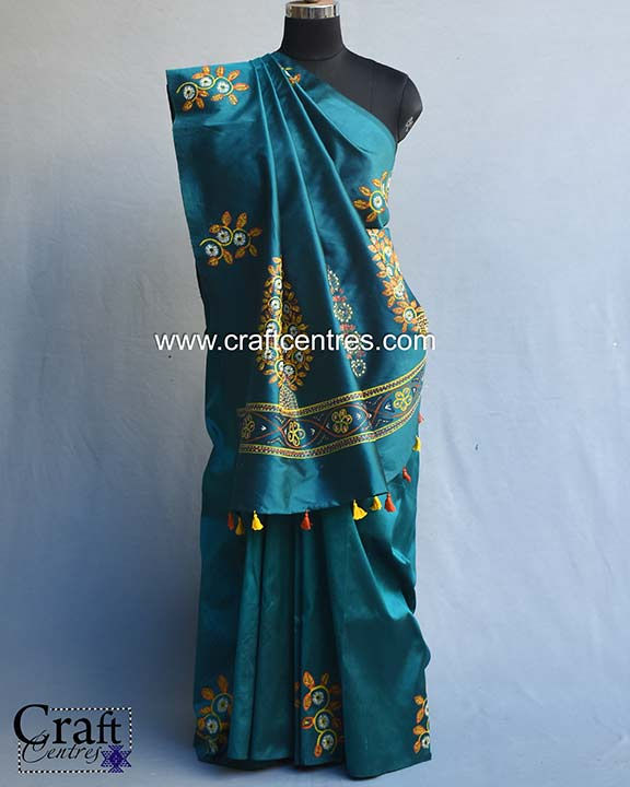 Thumbnail: silk rogan art saree