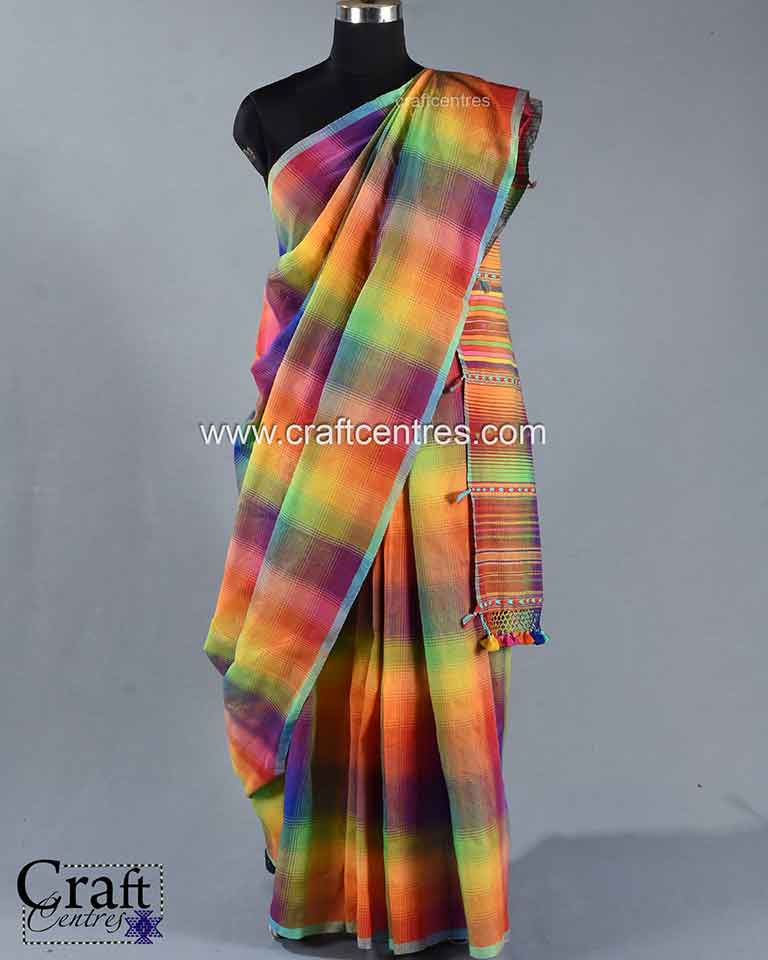 Thumbnail: Tussar Silk Handloom Saree