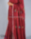 Pakko work in bandhani saree