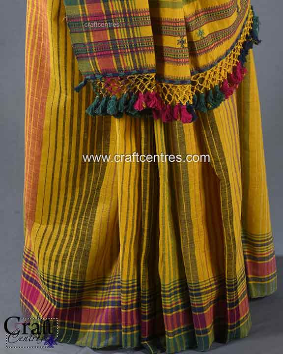 Thumbnail: Tussar Silk Handloom Bhujodi Saree