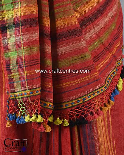 Thumbnail: tussar silk bhujodi saree
