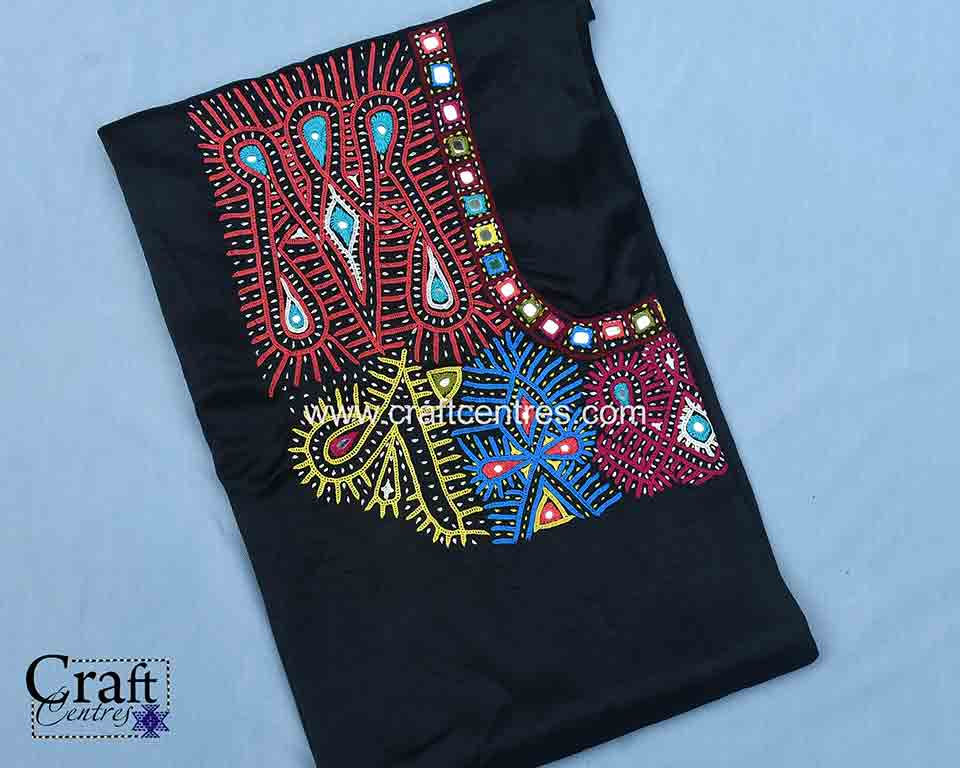 Traditional Rabari embroidery blouse piece