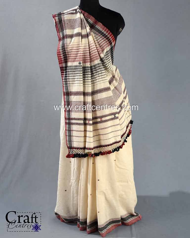 woolen handloom saree