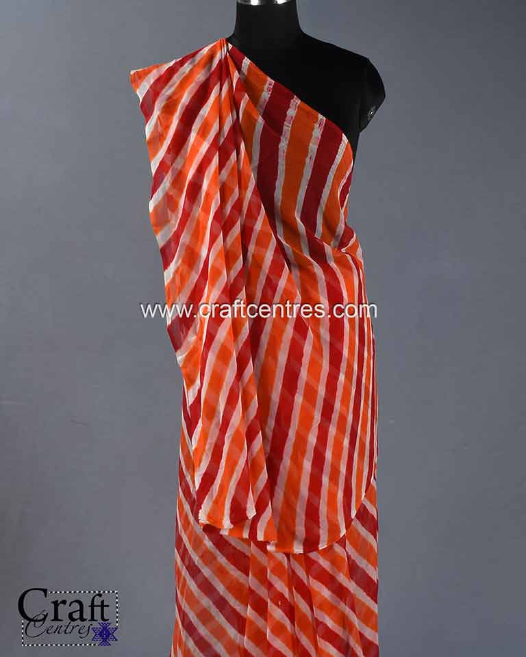 Thumbnail: Silk Leheriya Saree