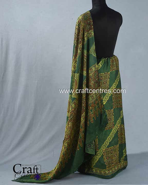 ajrakh saree
