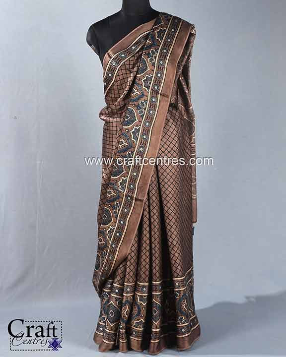 Thumbnail: ajrakh saris