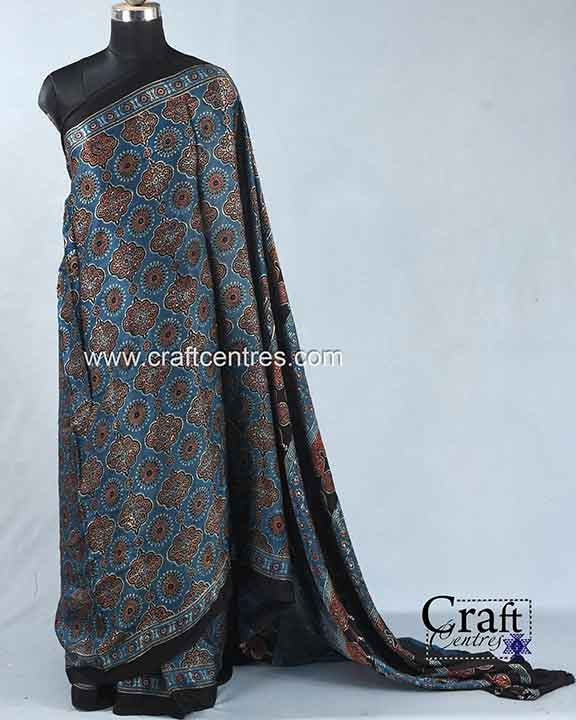 Thumbnail: kutchi work saree