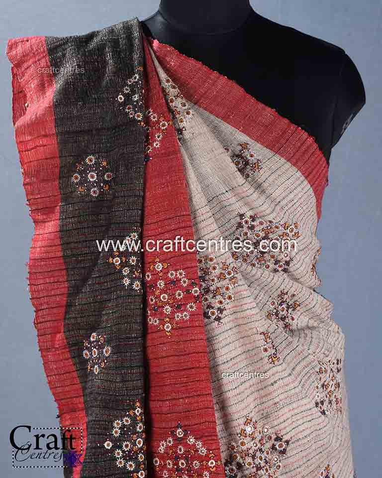 Thumbnail: Handloom Bhujodi Saree