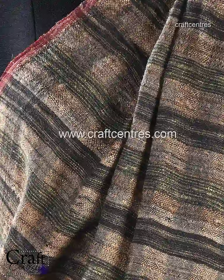 Thumbnail: Handloom Bhujodi Tussar Silk Saree