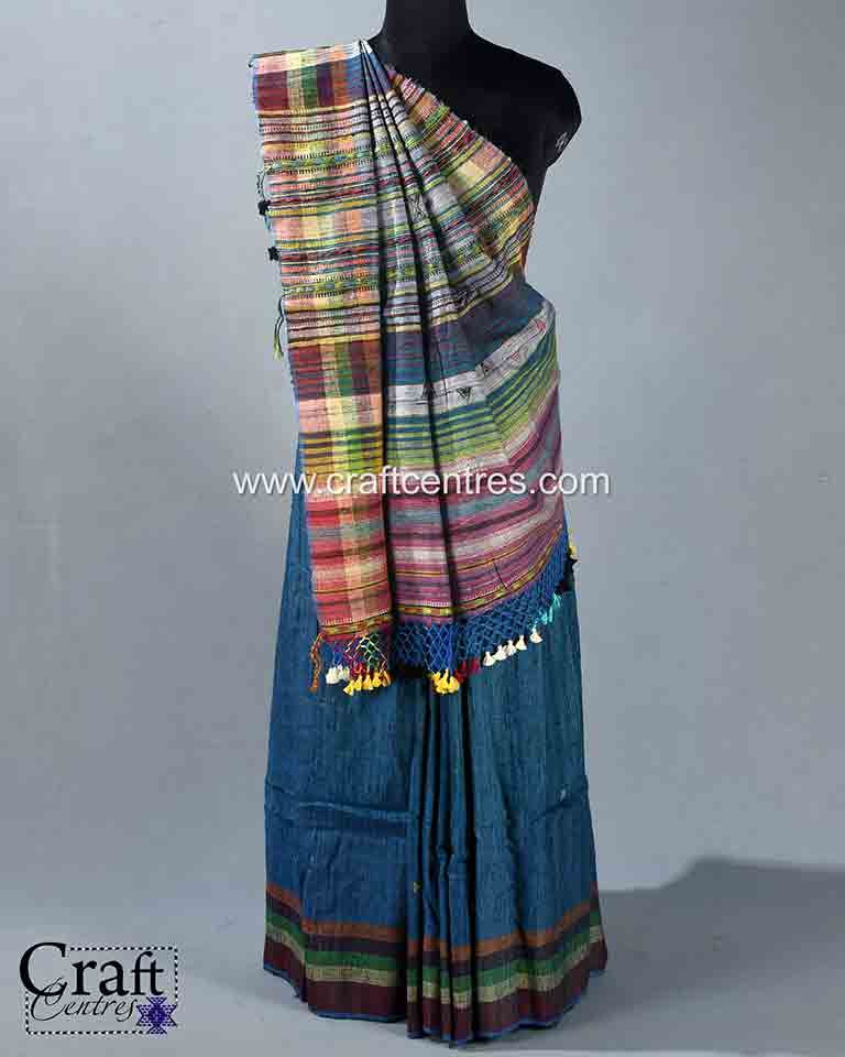 Thumbnail: new tussar bhujodi saree