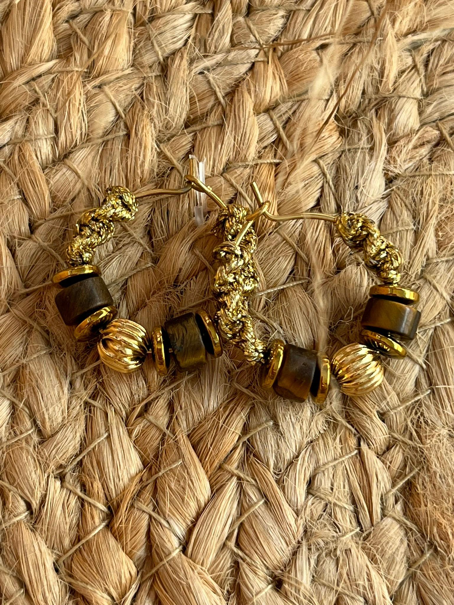 ERIKA Marron - Créoles 20 mm