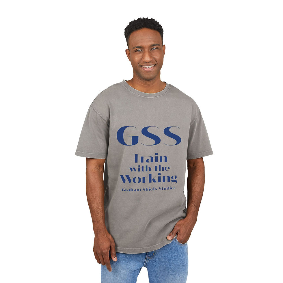 Thumbnail: GSS Men's Acid Washed Oversize Tee