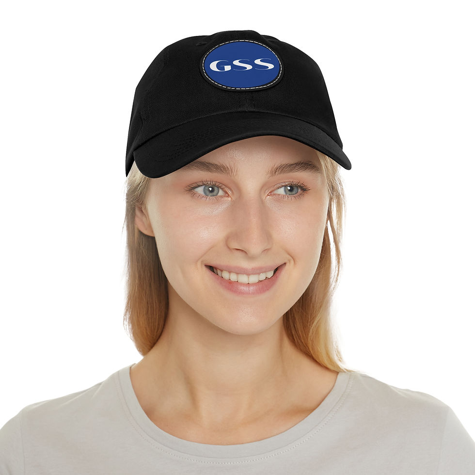 Thumbnail: GSS Dad Hat with Leather Patch (Round)