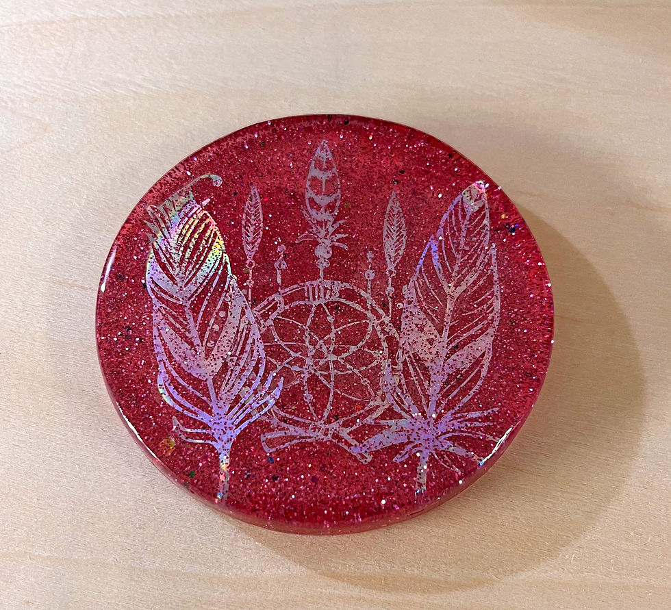 Tribal Feathers Paperweight