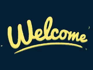 Animated "Welcome" word