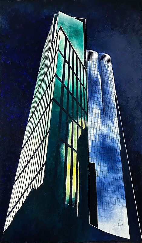 Bernard Voillot - Emeraude et saphir - huile sur toile - 65 x 100.jpg