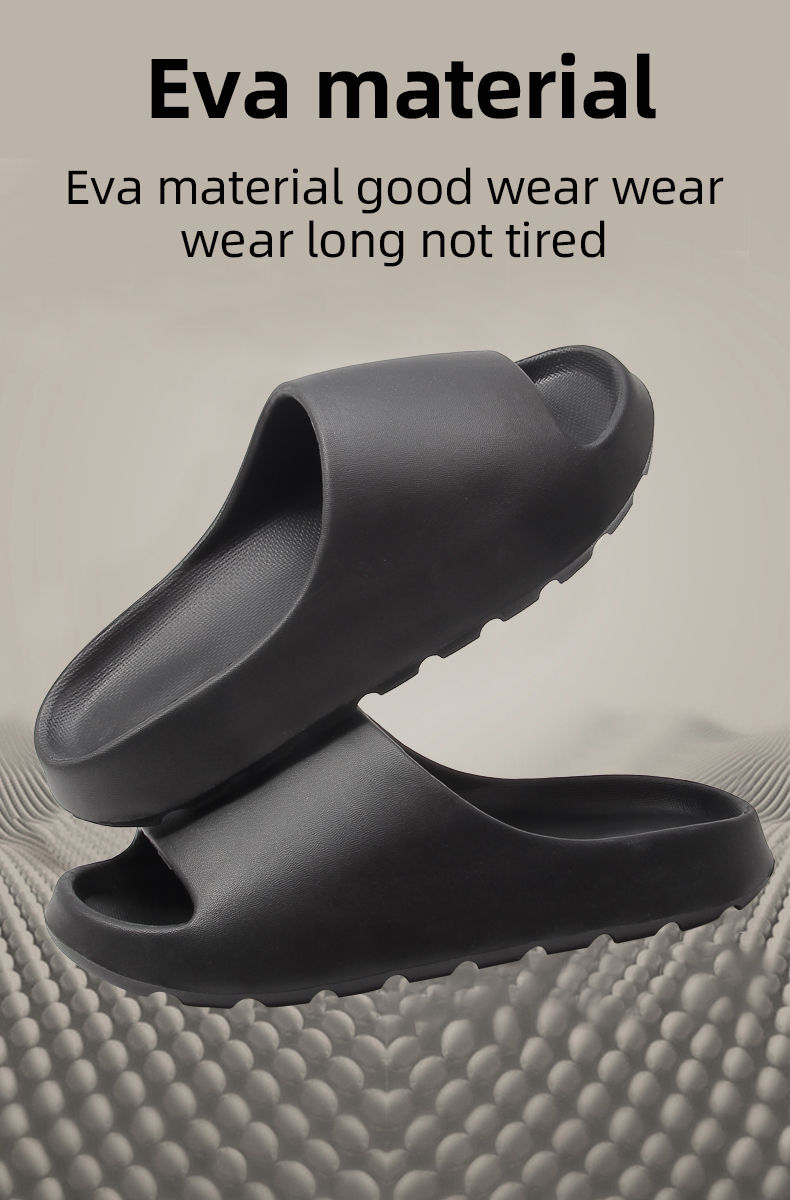 EVA Anti-Slip Men's Slippers Home Thick Bottom Slippers Comfortable Lightweight 
