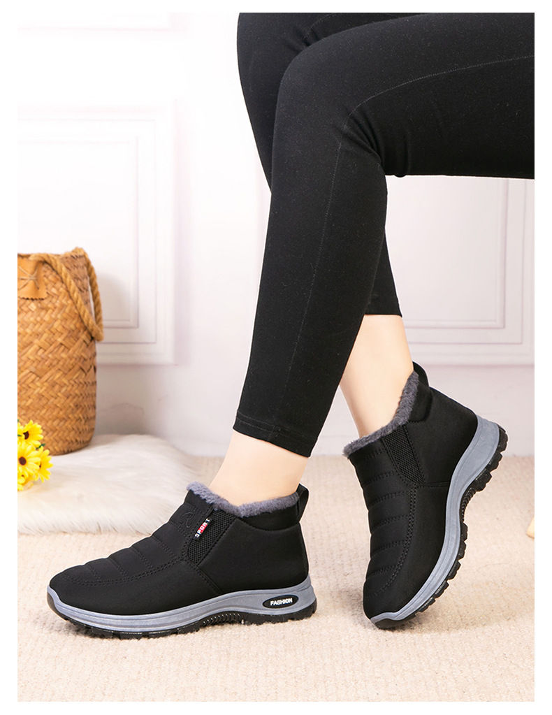Thumbnail: Waterproof Winter Boots for Women 2025 New Plush Snow Boots Women Ankle Boots Wa