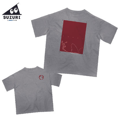 FREE MISTAKE_tombo グレーver. オーバーサイズTシャツ
