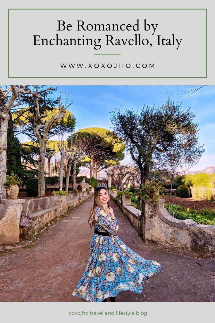 travel girl blogger exploring ravello italy amalfi coast in the winter fashion