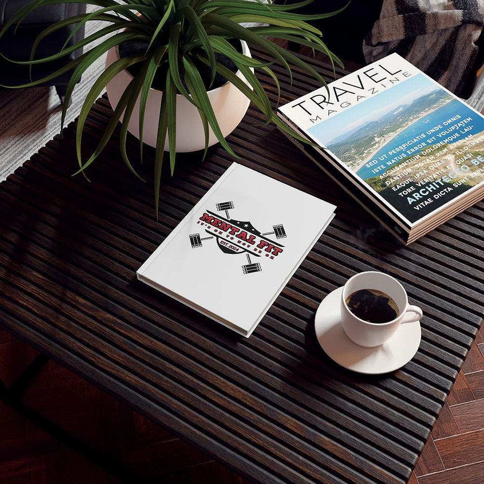 Thumbnail: Mental Fit Hardback Journal — Fitness Motivation Workout Log & Goal Planner