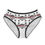 Thumbnail: Fitness Mentality Women's Briefs — "Mental Fit" Barbell All-Over Print