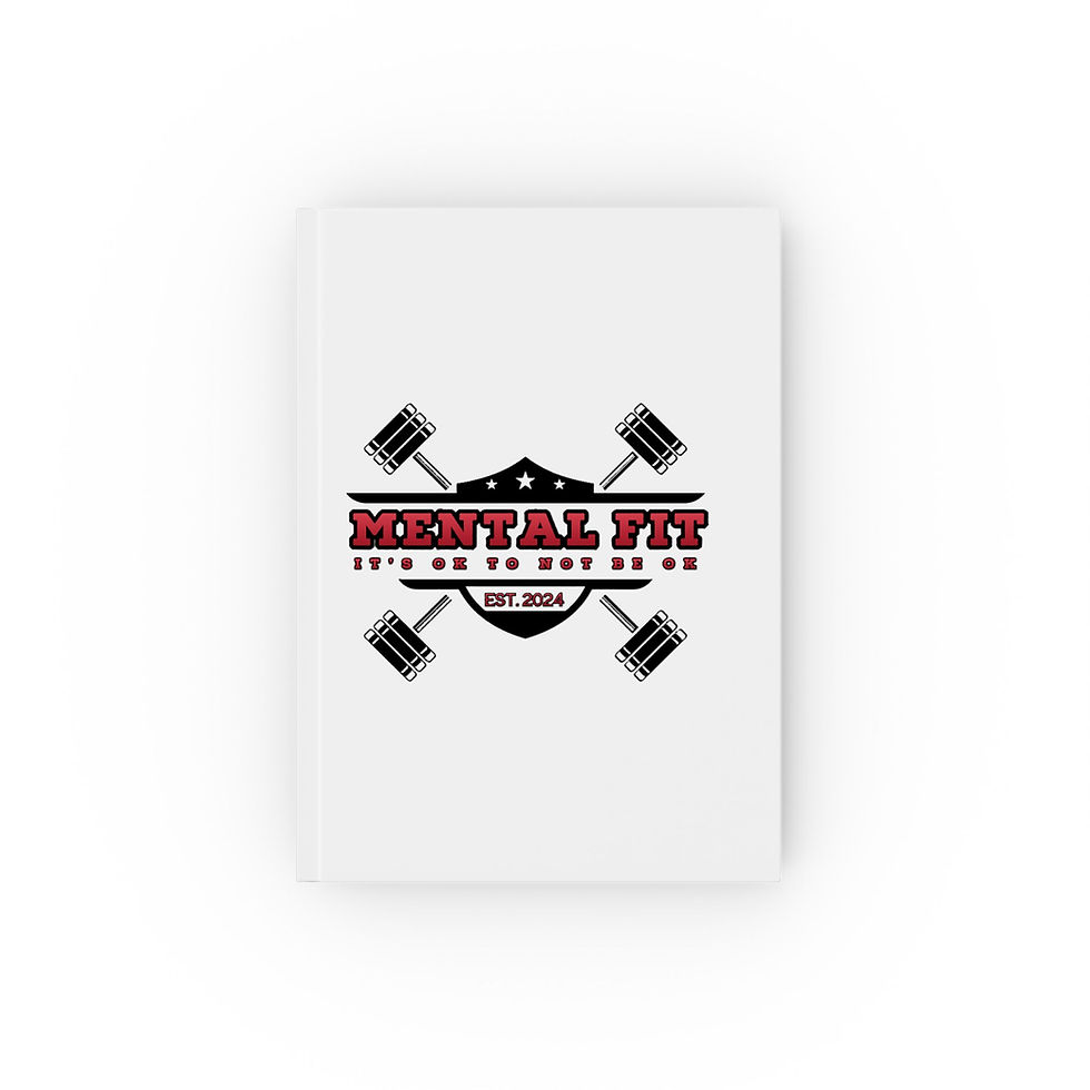 Thumbnail: Mental Fit Hardback Journal — Fitness Motivation Workout Log & Goal Planner