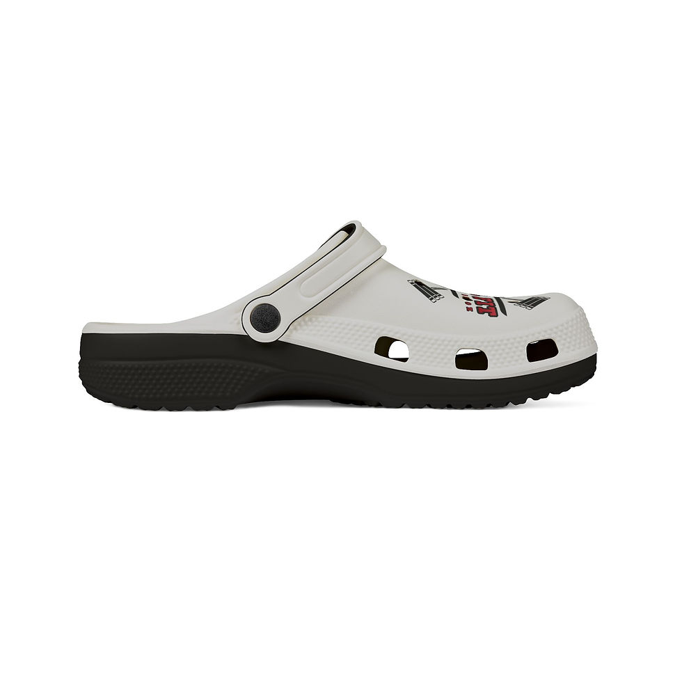 Thumbnail: EVA Foam Clogs — 'Mental Fit' Weightlifting Graphic Slip-On Shoes