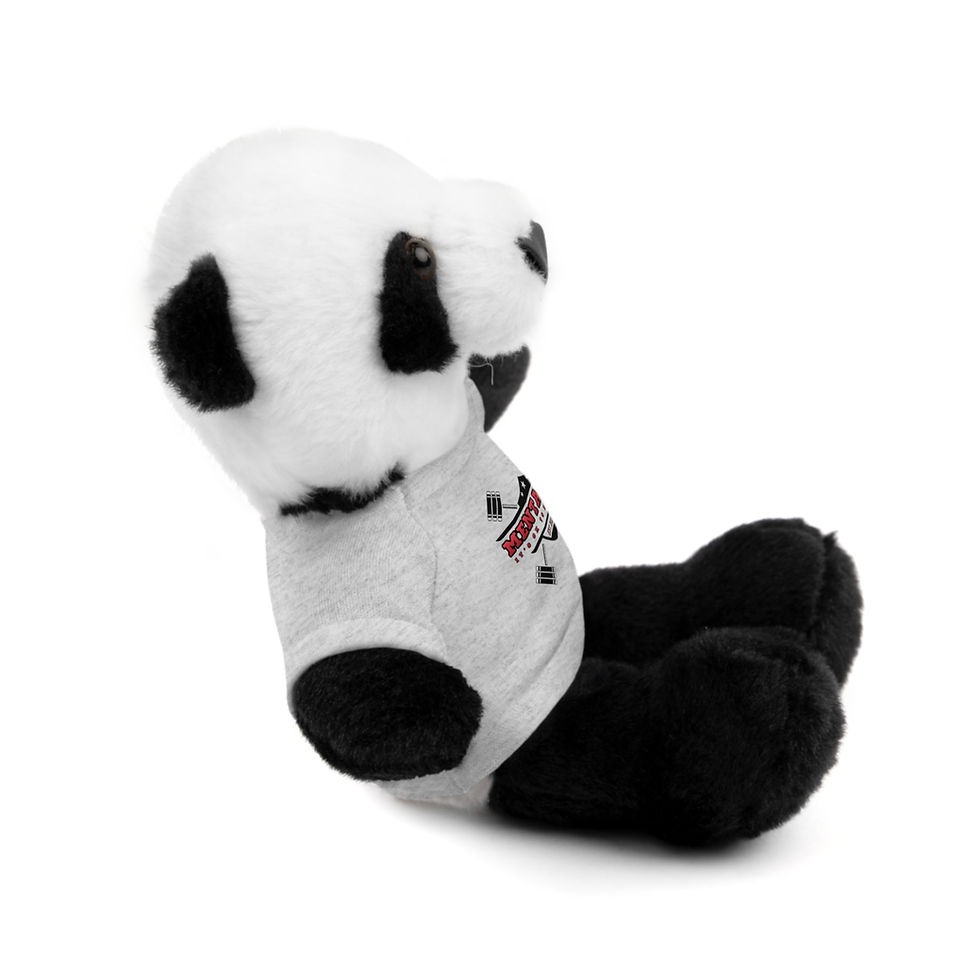 Thumbnail: Teddy Bear with Tee — "Metal Fit" Graphic Plush Gift