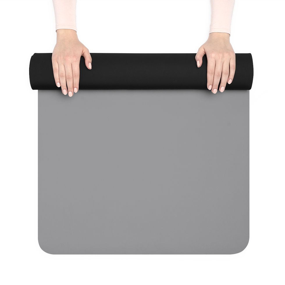 Thumbnail: Rubber Yoga Mat — "Mental Fit" Gym-Inspired Non-Slip Exercise Mat