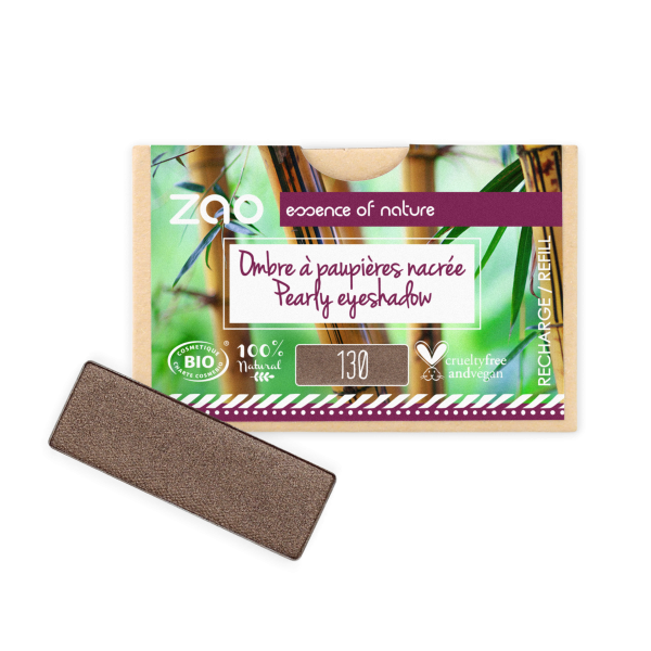 Miniature : Ombre à paupières rectangulaire bio et végane - Nacrée - Zao
