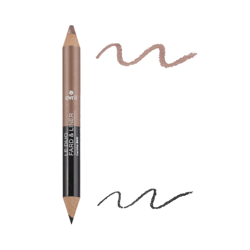 Miniature : Duo Fard à paupières et Eye liner bio et végan - Plusieurs coloris - Avril