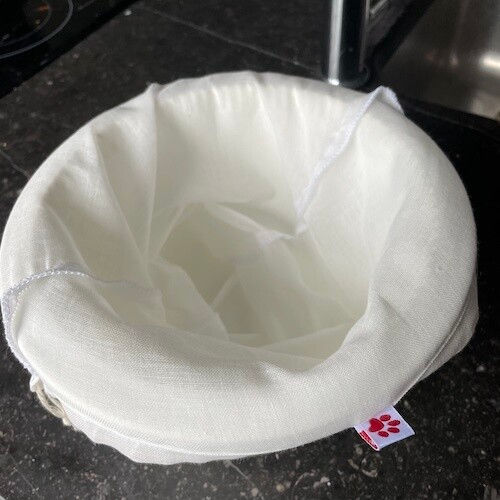 Miniature : Sac à lait végétal en coton 100 % bio