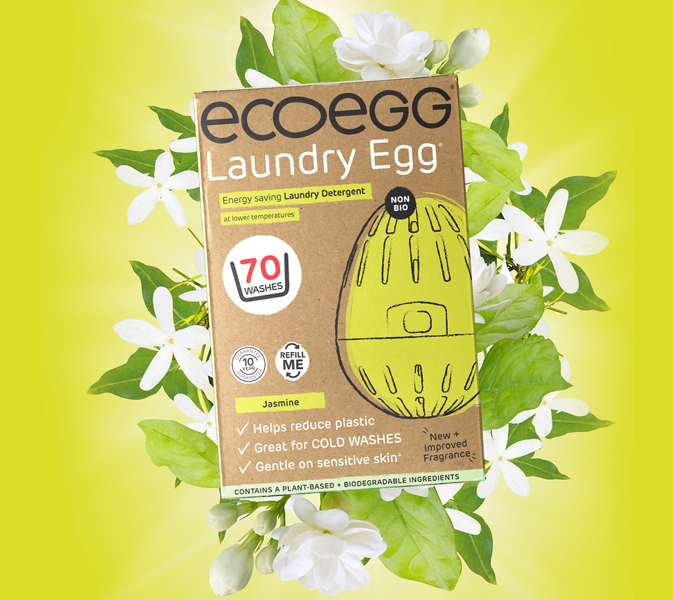 Miniature : Balle de lavage rechargeable Ecoegg - différents parfums - 70 lavages