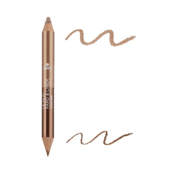 Miniature : Duo Fard à paupières et Eye liner bio et végan - Plusieurs coloris - Avril