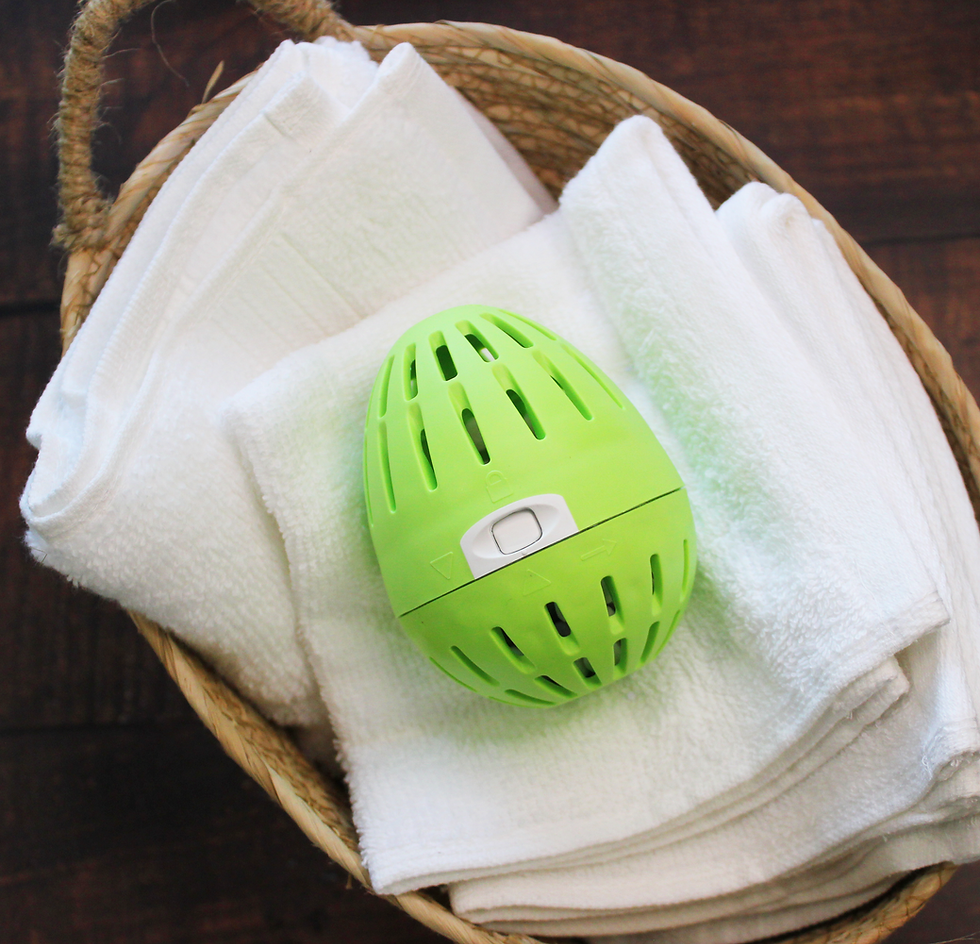 Miniature : Balle de lavage rechargeable Ecoegg - différents parfums - 70 lavages
