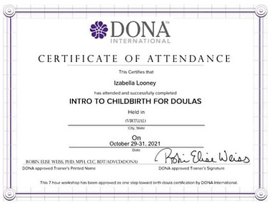 DONA training