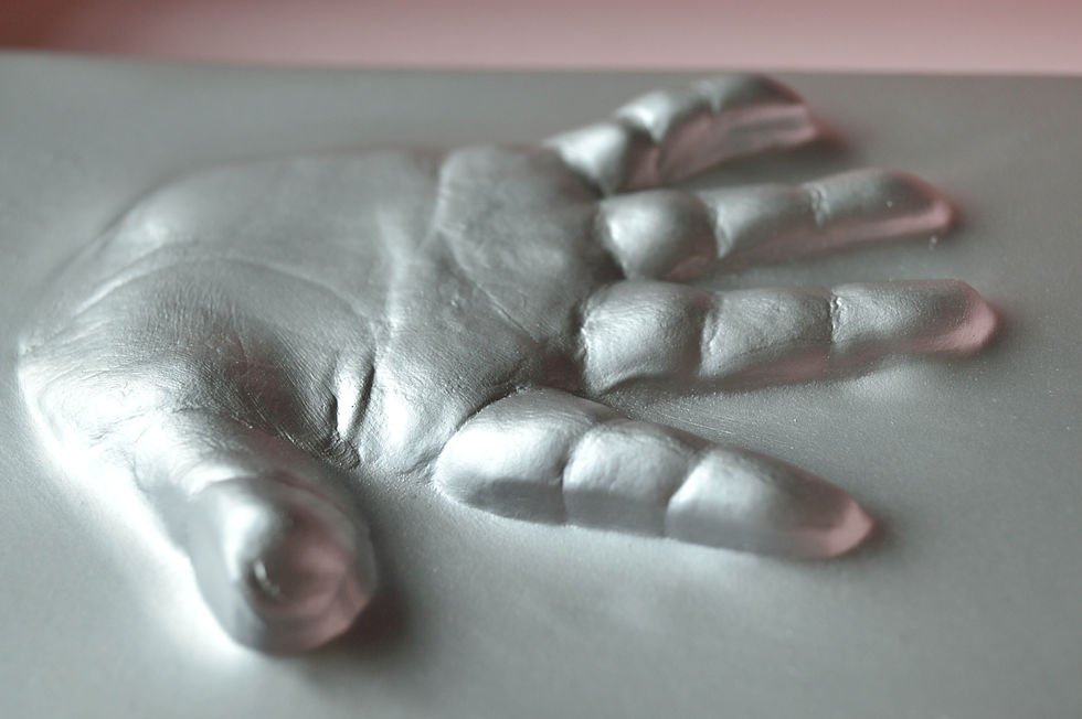 Thumbnail: Raised Outprints - Double - Silver